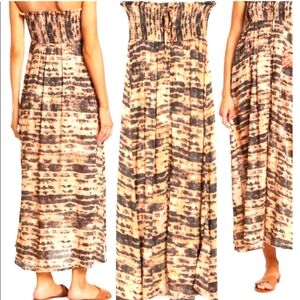NWT Maaji Enchanter Tie-Dye Convertible Maxi Skirt/ Dress Beach Cover-up
